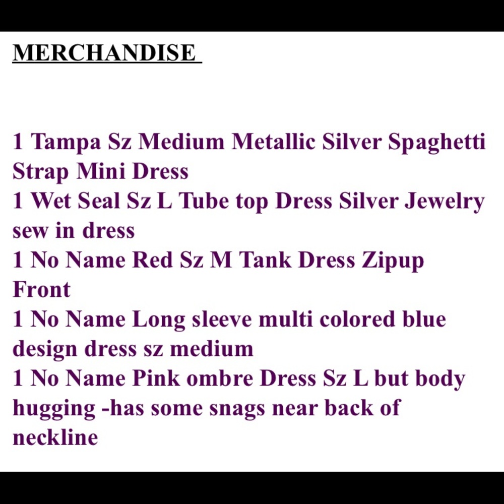 SOLD Club party mini sexy Dress Bundle of 5 EUC - Picture 7 of 7